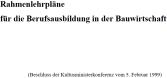 Rahmenlehrplan